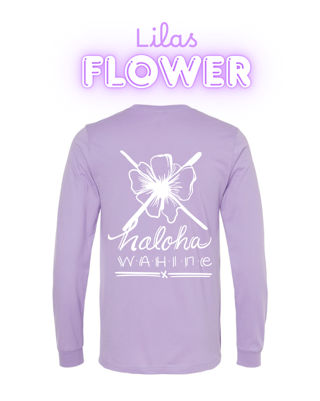 T-shirt unisexe manches longues FLOWER 🌺Couleur au choix (PRÉCOMMANDE)