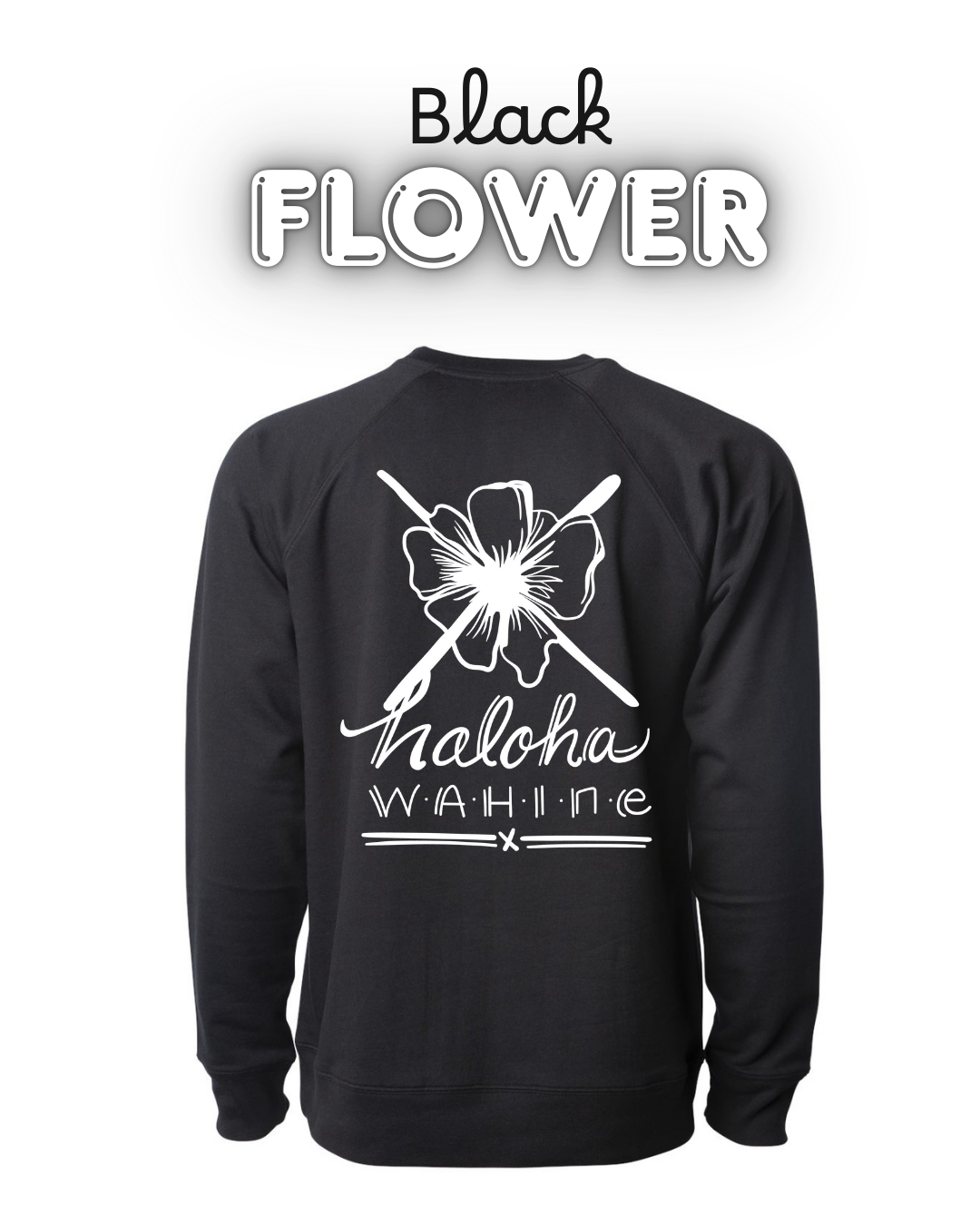 NOUVEAU - Crewneck unisexe mince FLOWER 🌺Couleur au choix (PRÉCOMMANDE)