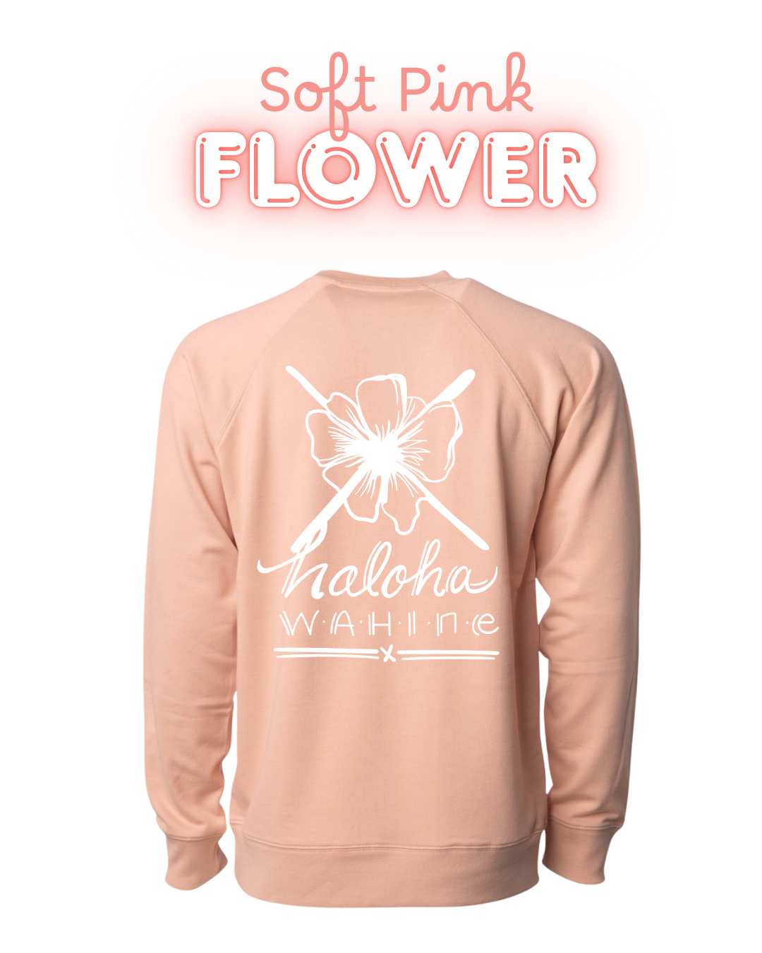 NOUVEAU - Crewneck unisexe mince FLOWER 🌺Couleur au choix (PRÉCOMMANDE)