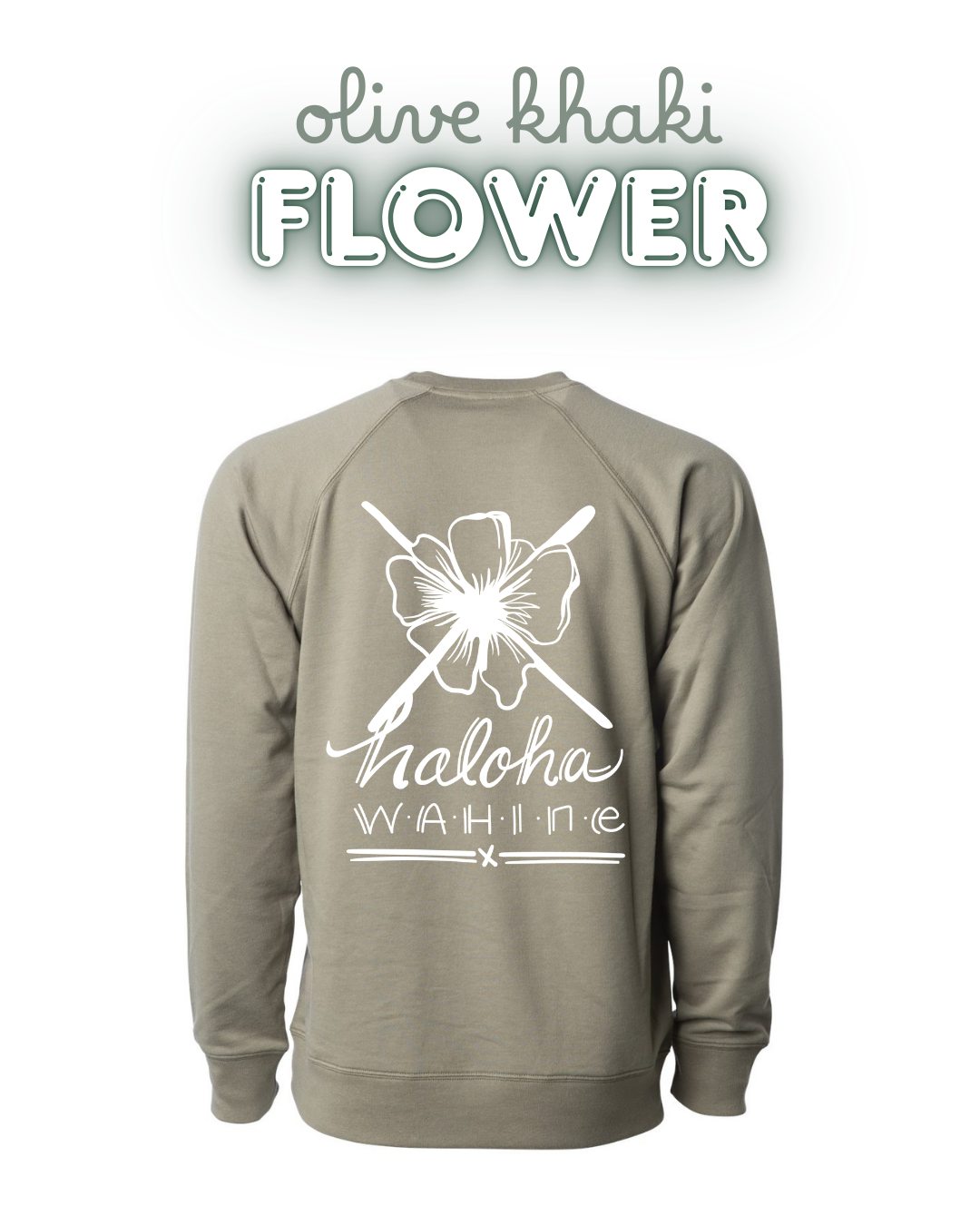 NOUVEAU - Crewneck unisexe mince FLOWER 🌺Couleur au choix (PRÉCOMMANDE)