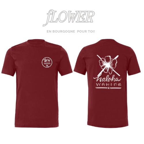 T-shirt unisexe FLOWER 🌺couleur au choix (PRÉCOMMANDE )