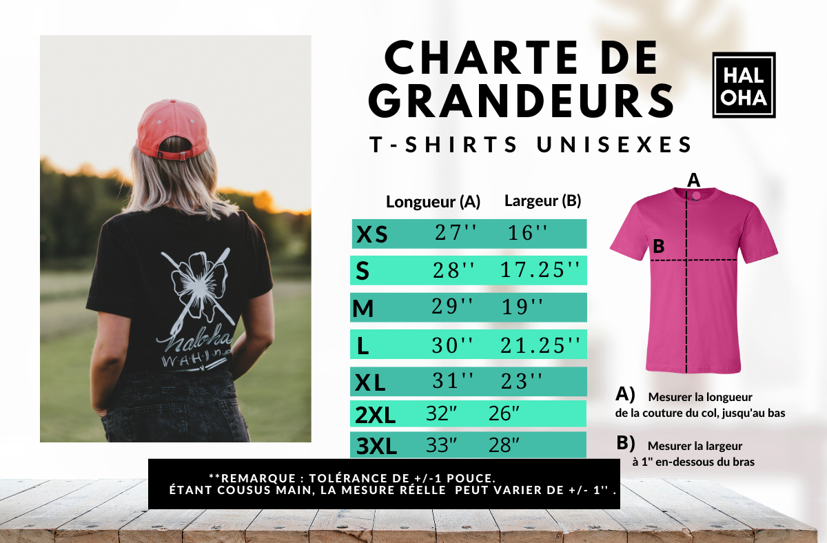 T-shirt unisexe FLOWER 🌺couleur au choix (PRÉCOMMANDE )