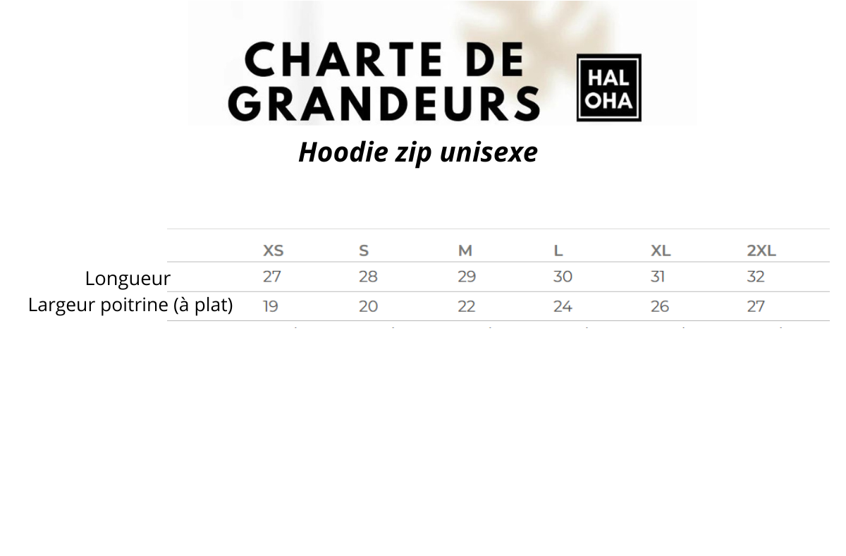 NOUVEAU - Hoodie ZIP unisexe standard FLOWER 🌺Couleur au choix (PRÉCOMMANDE)