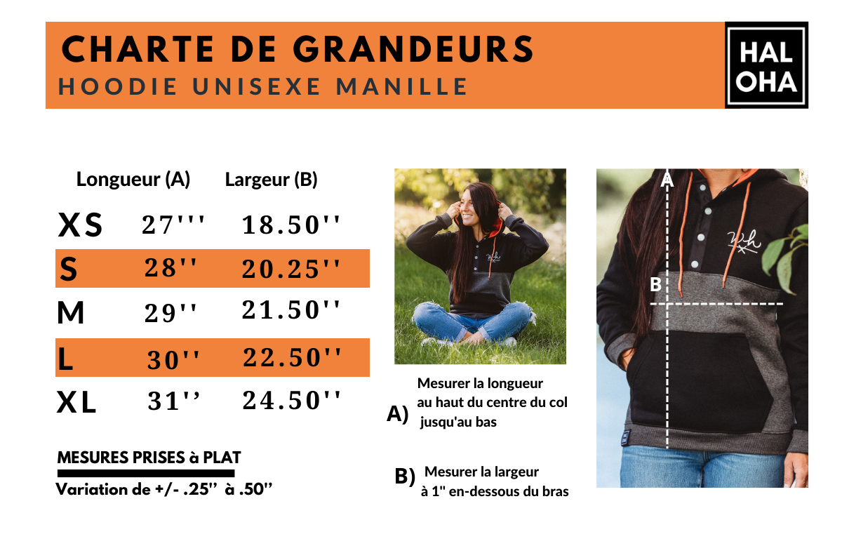 Hoodie unisexe Manille