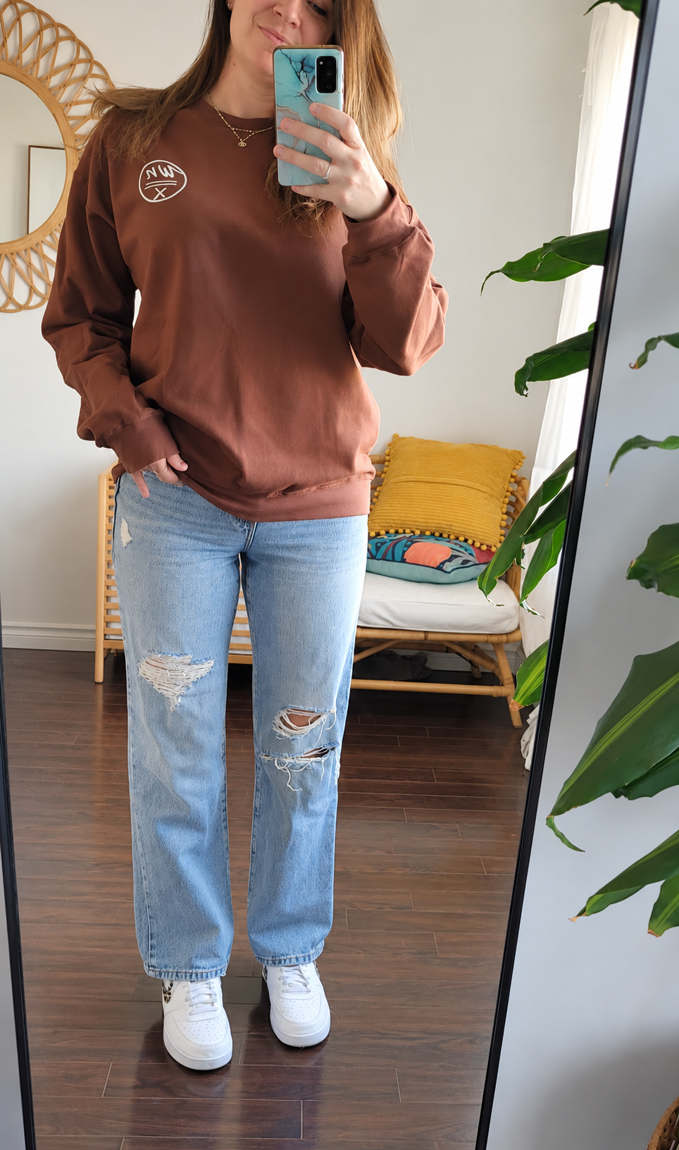 Crewneck ouaté unisexe CACAO ESCAPE