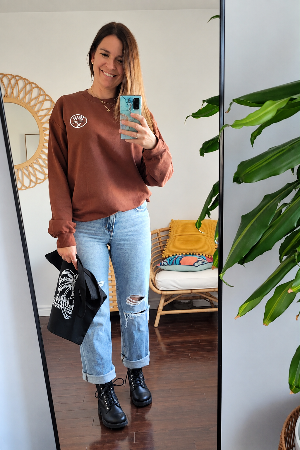 Crewneck ouaté unisexe CACAO ESCAPE
