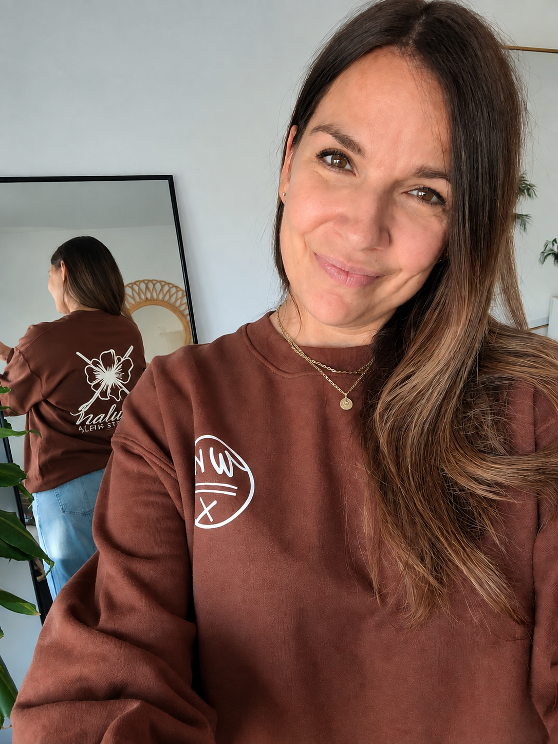 Crewneck ouaté unisexe CACAO ESCAPE