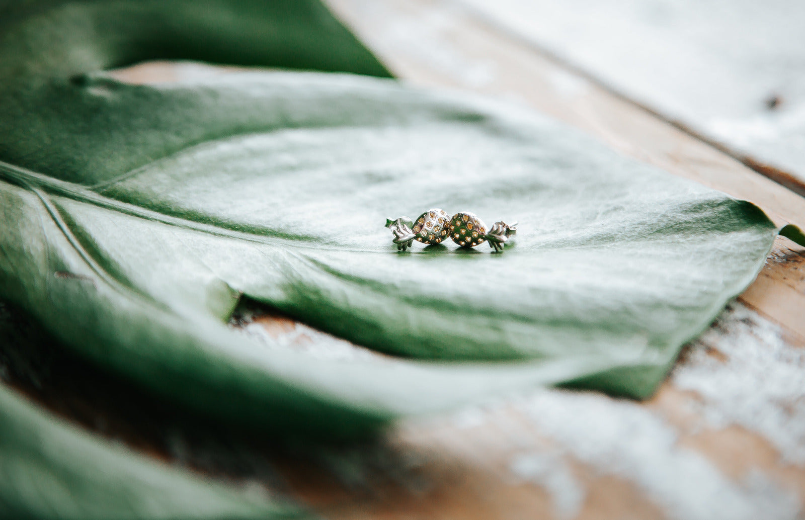 Boucles d'oreilles PINEAPPLE - Argent sterling