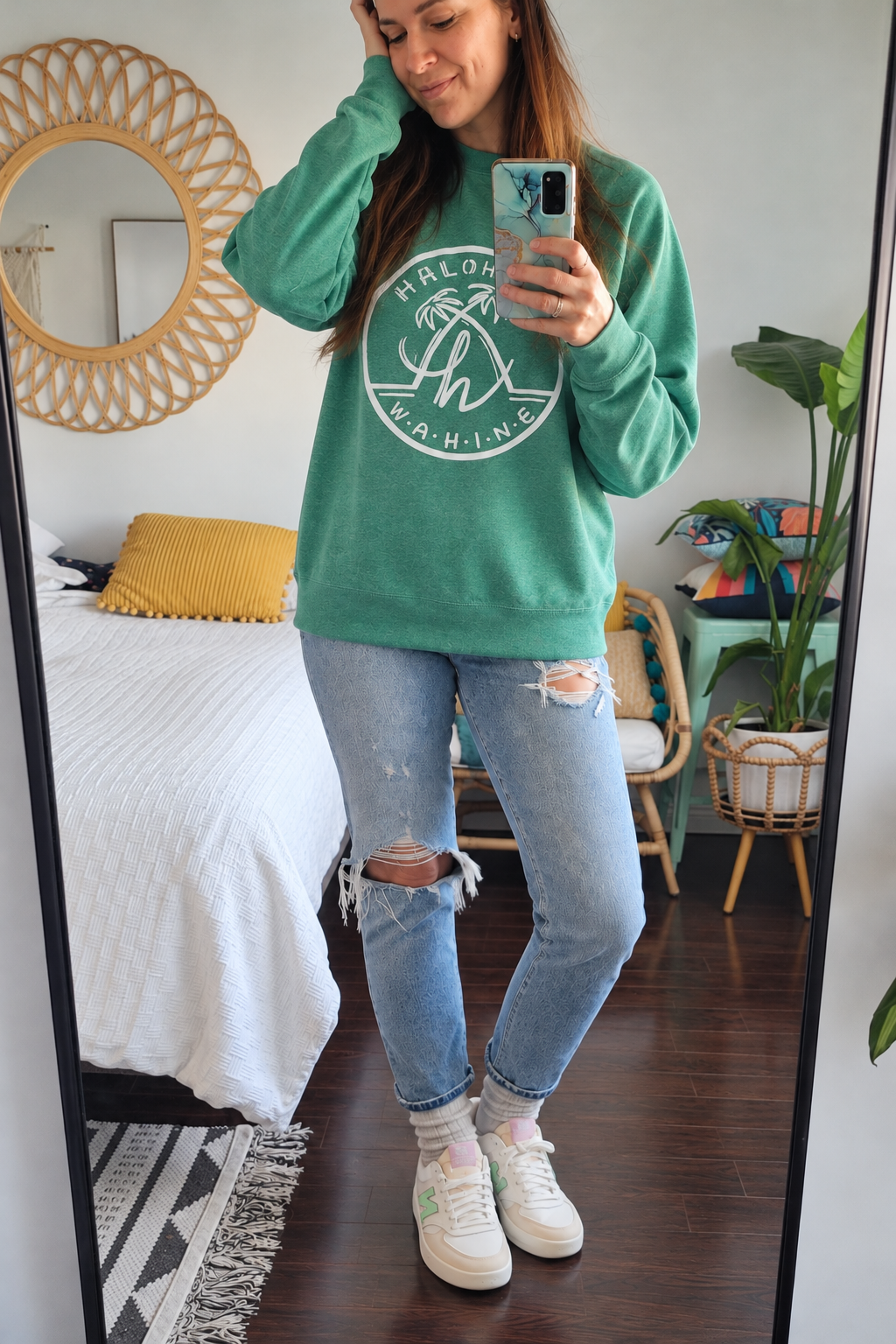 Crewneck unisexe ultra doux PALMS -  Mojito (avec fin molleton intérieur)