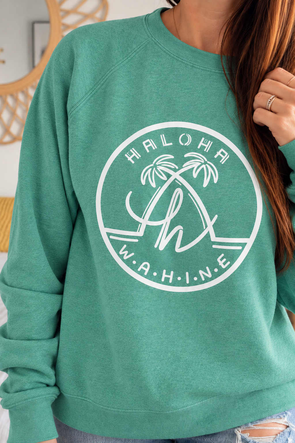 Crewneck unisexe ultra doux PALMS -  Mojito (avec fin molleton intérieur)