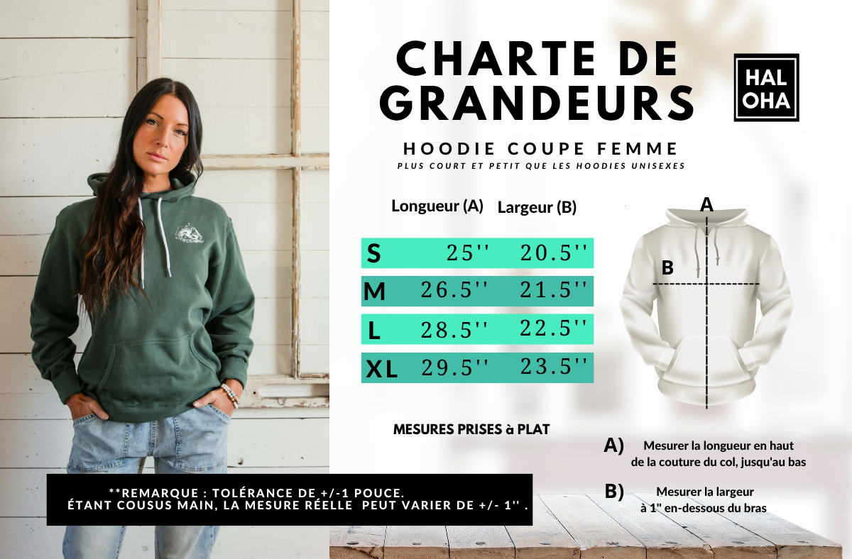 Hoodie femme - Ivresse des Sommets - Boréal