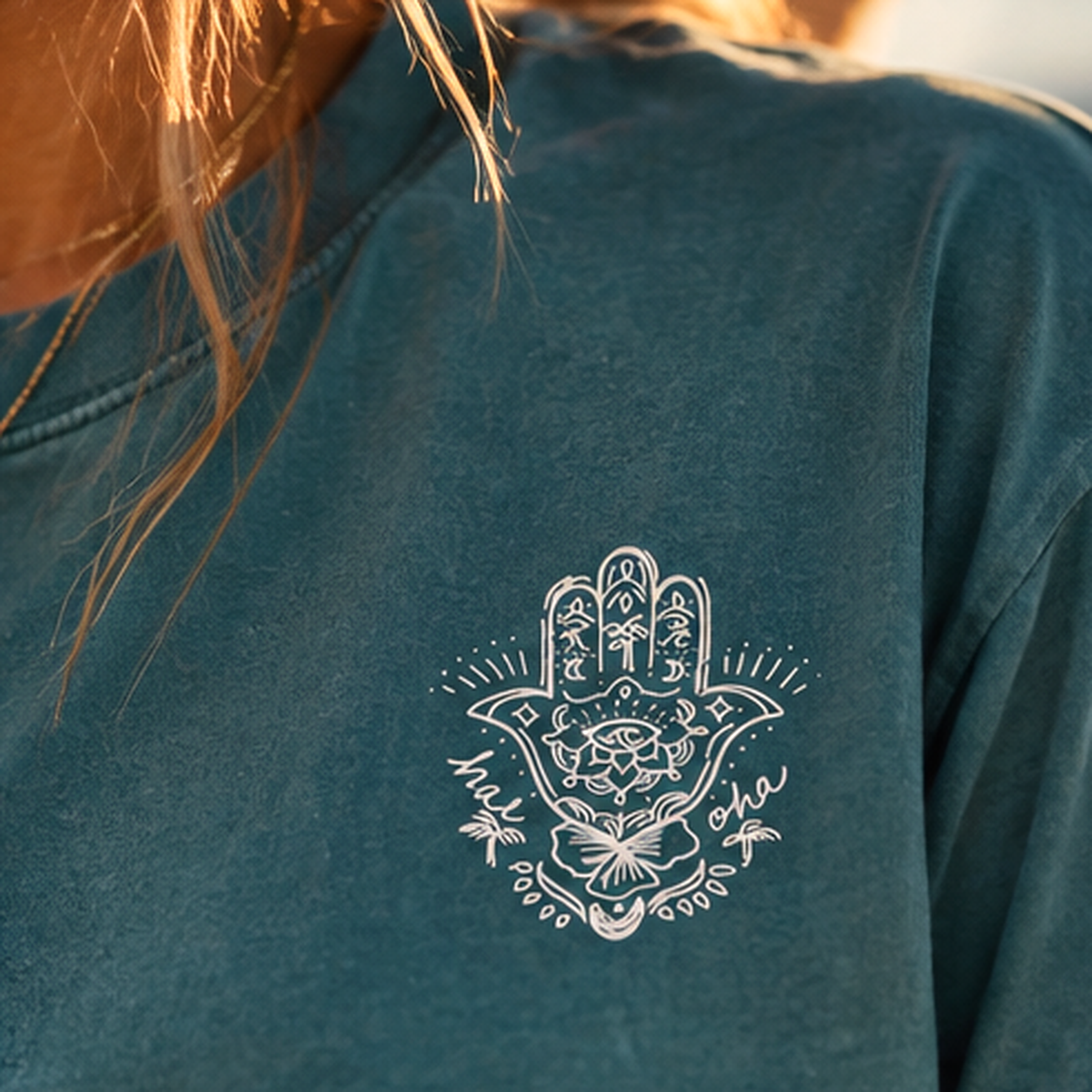 T-shirt unisexe NAMASTE - Salty Teal