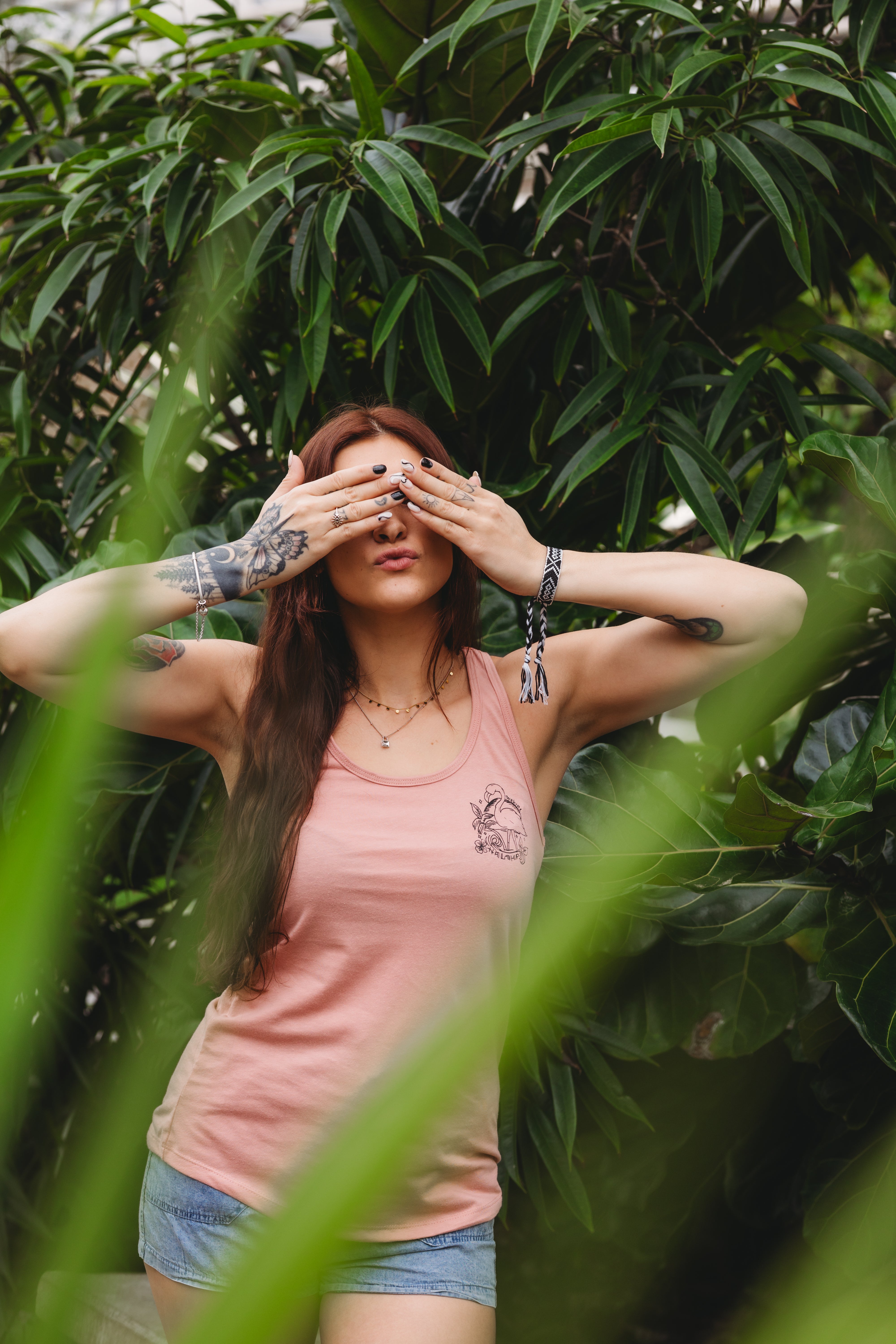 Camisole dos nageur - SURF'N'WAVES blush (fait environ une taille plus petit)