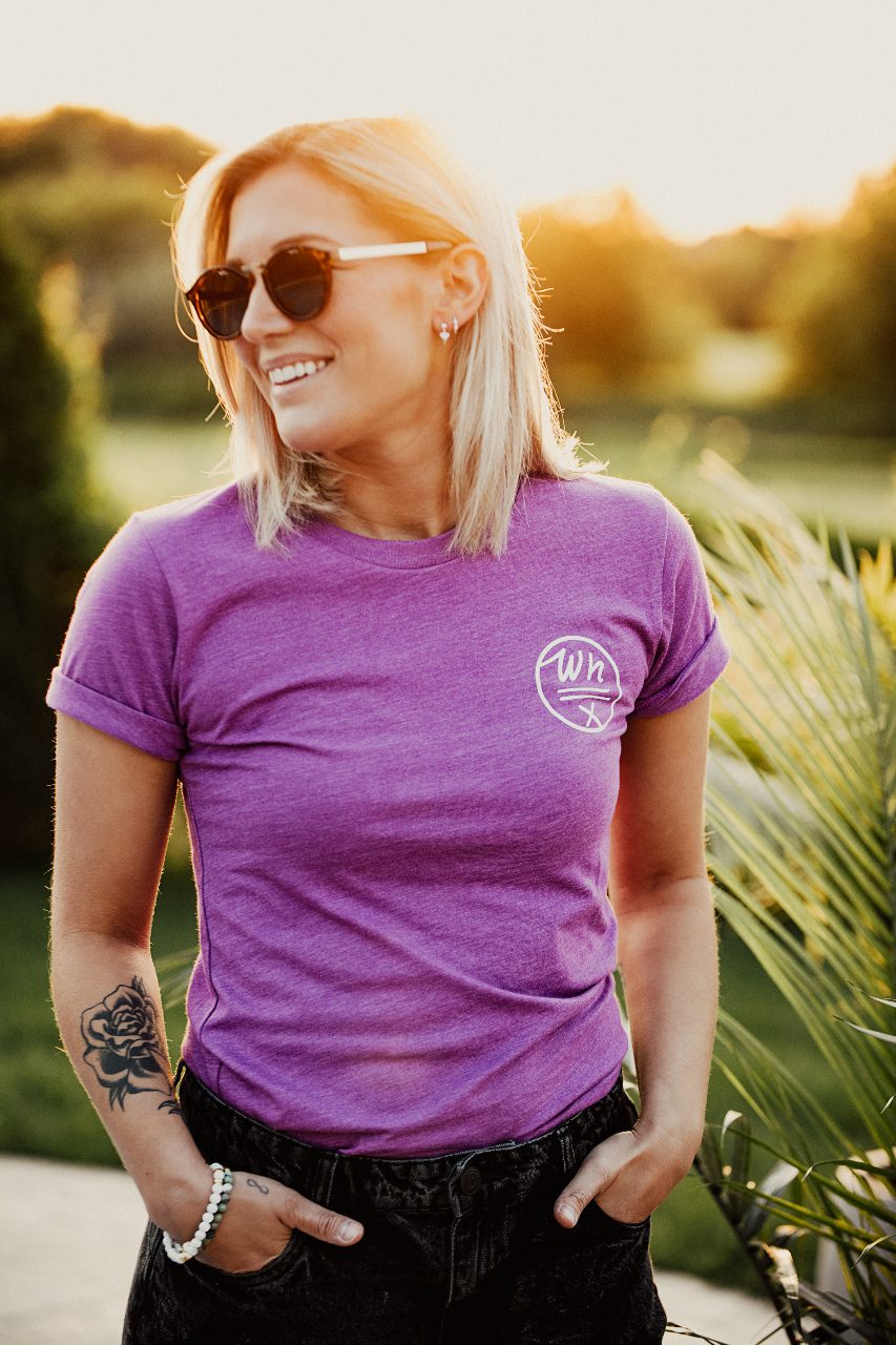 T-shirt FLOWER - Magenta